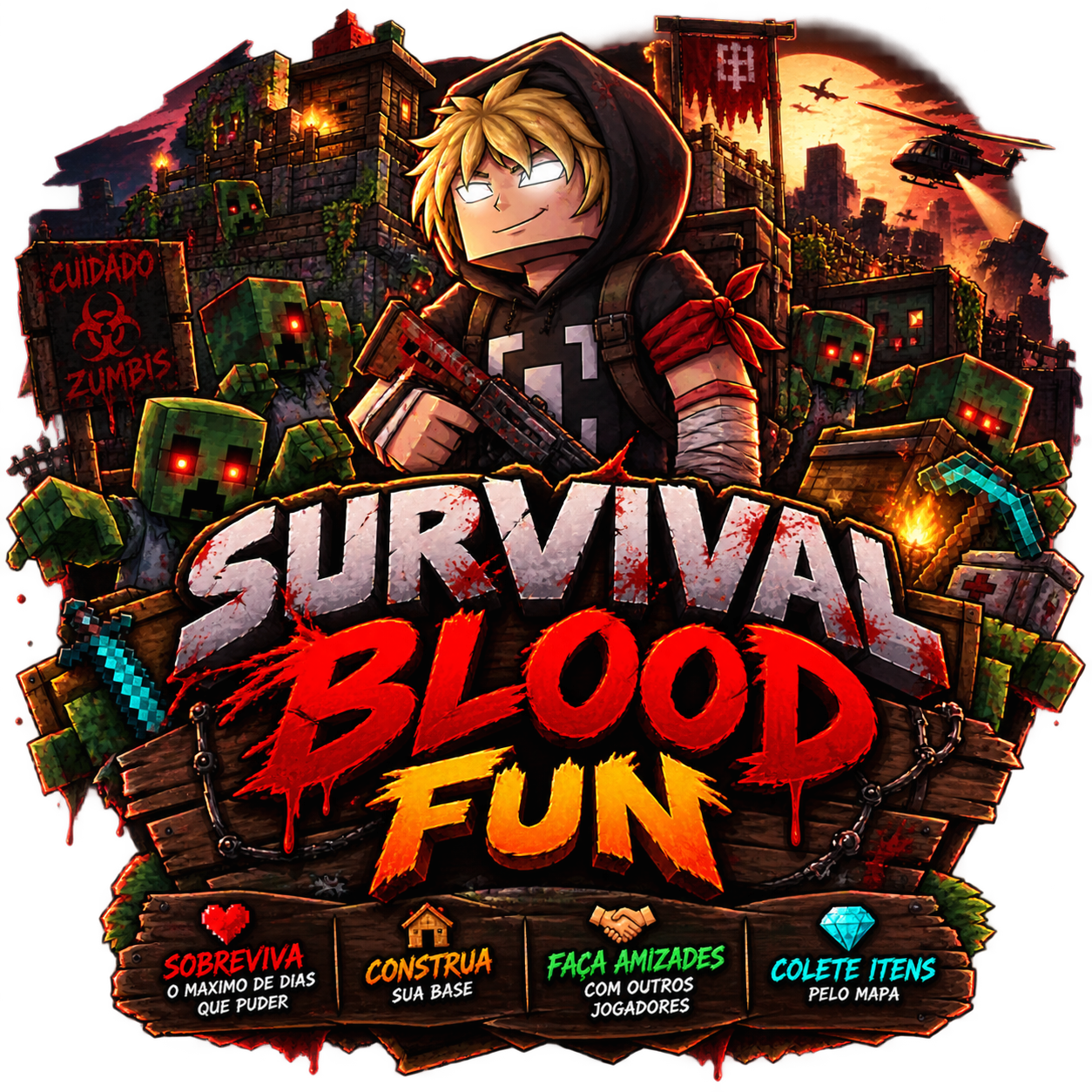 Logo Survival Blood FUN